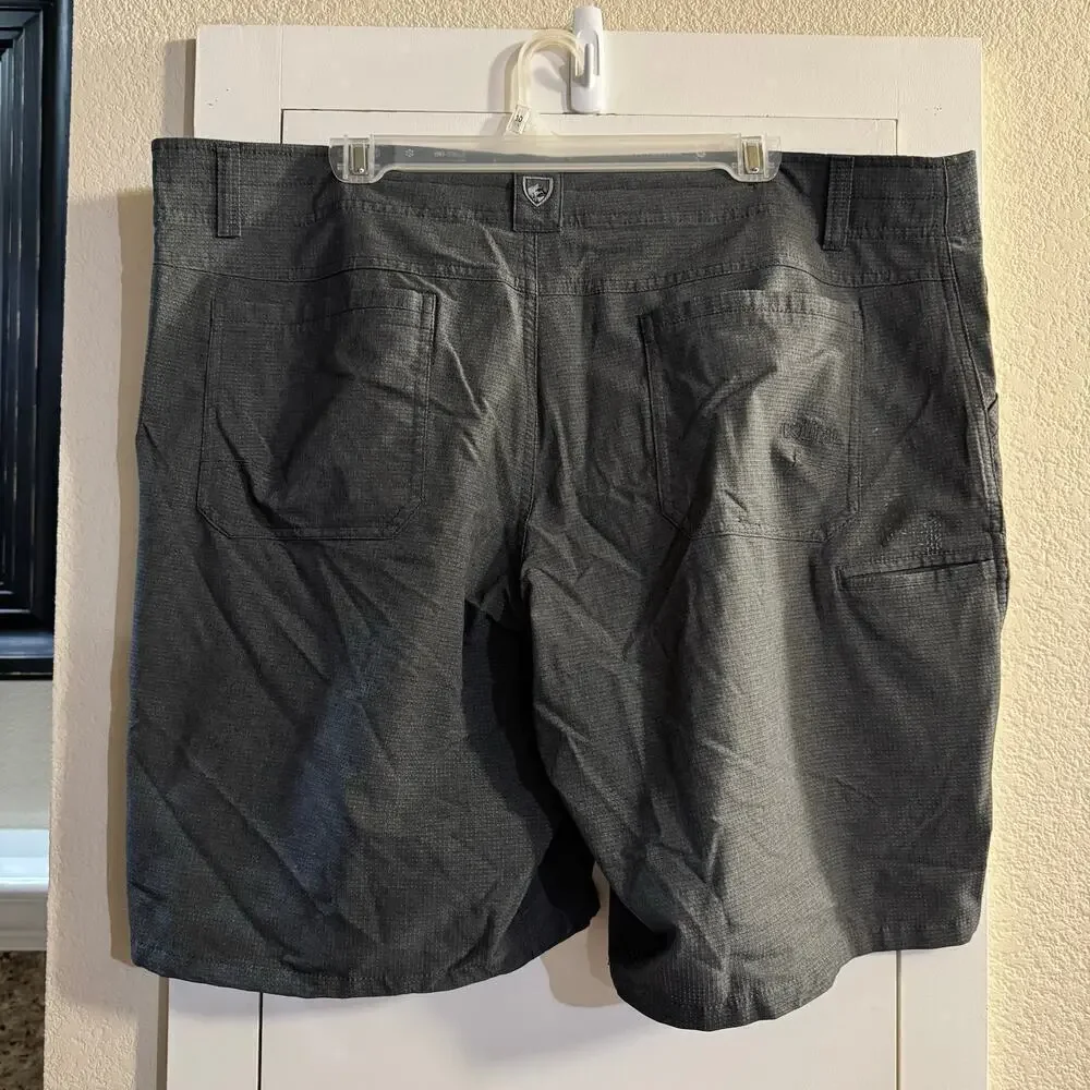 Kuhl Shorts Mens 42 Gray Vortex Kargo Shorts Hiking Camping Fishing Style 5147 - Picture 2 of 7